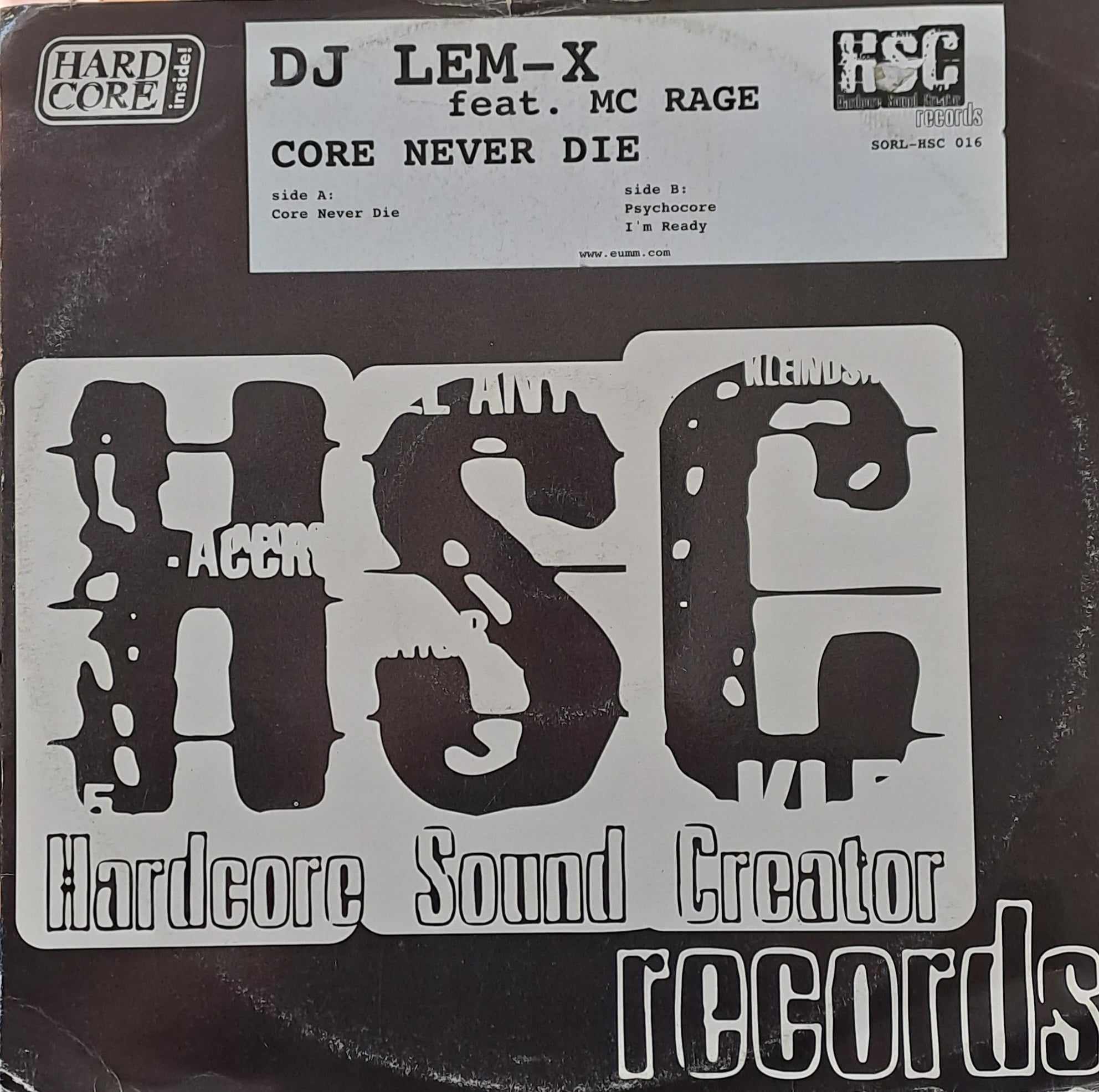 HSC Records 016 - vinyle gabber